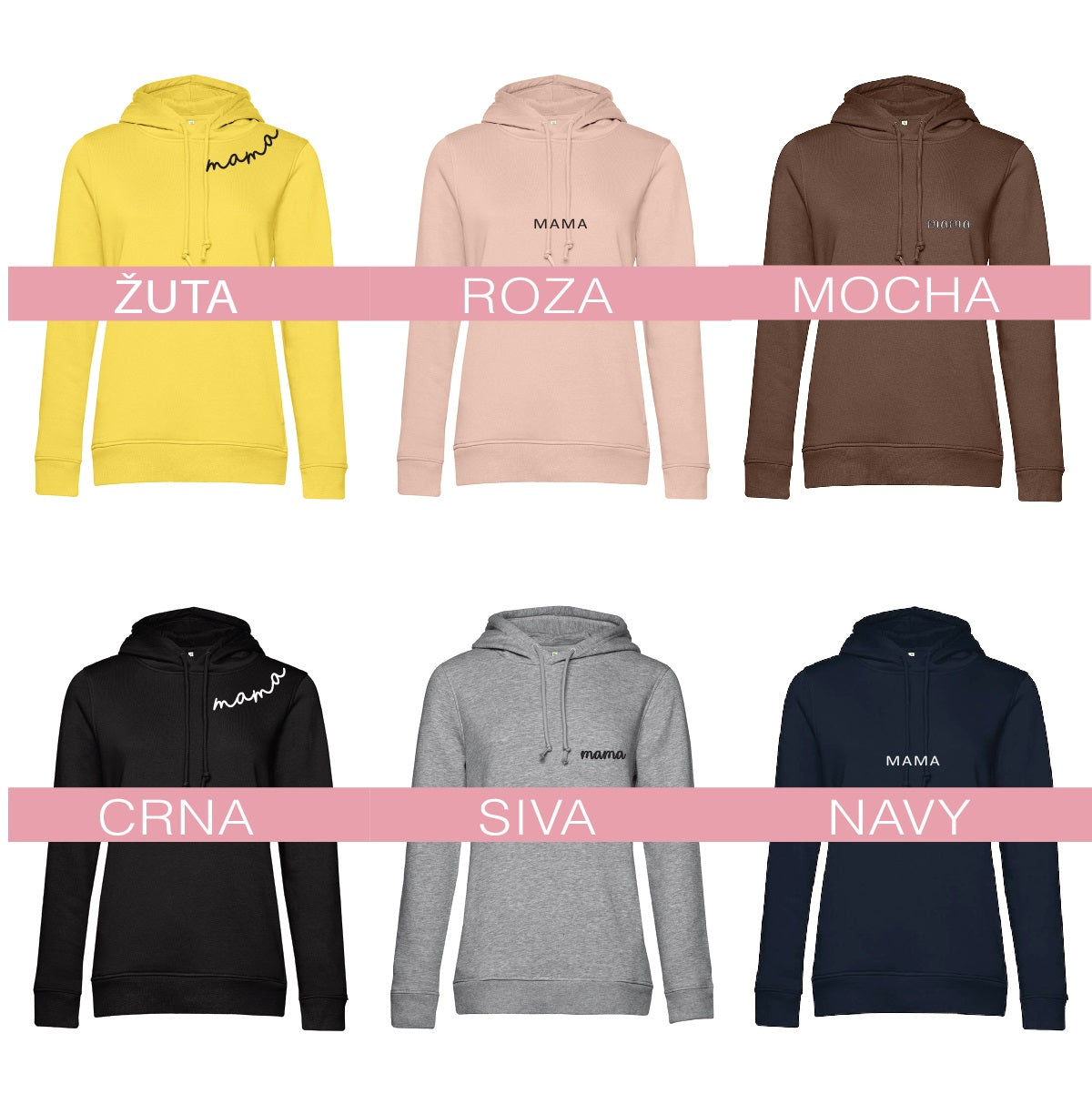 Premium pulover s kapuco - mama