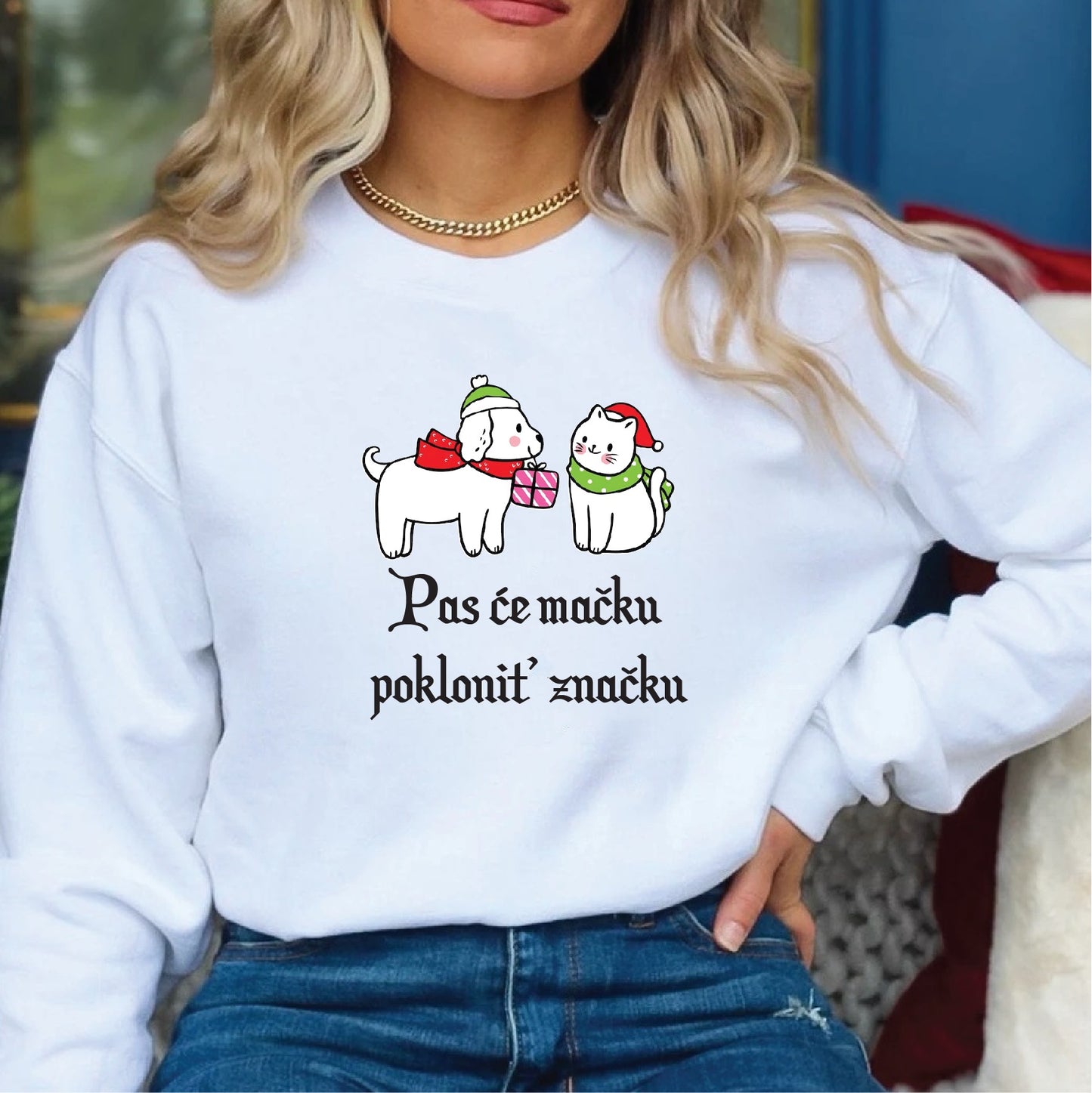 Pulover "Božič prihaja"