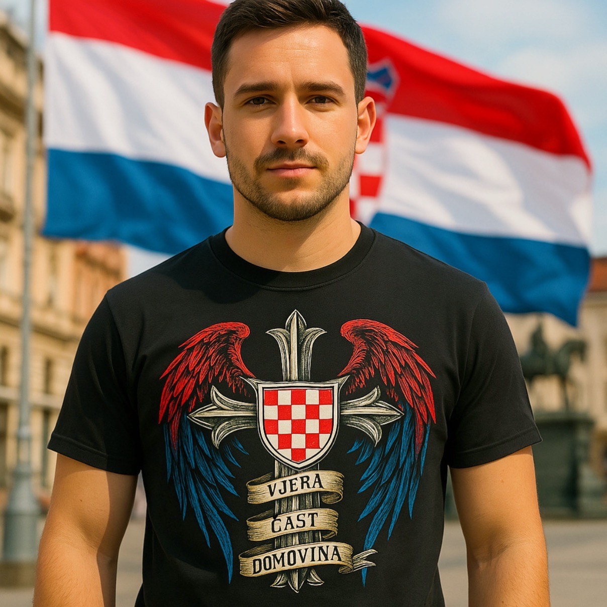 Majica "Vjera, čast, domovina"
