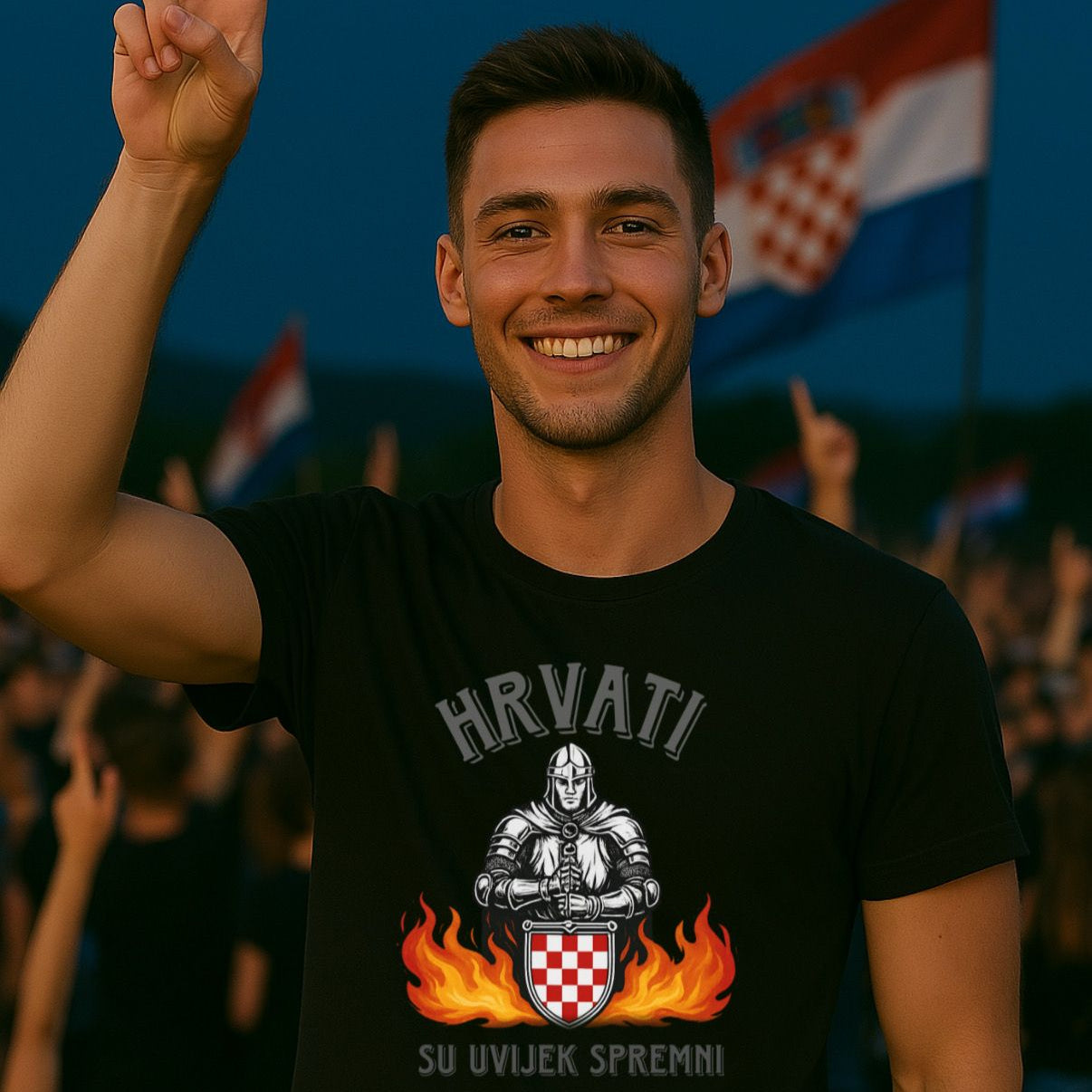 Majica "Hrvati su uvijek spremni"