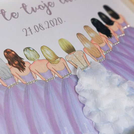 3D frame "Bridesmaids"