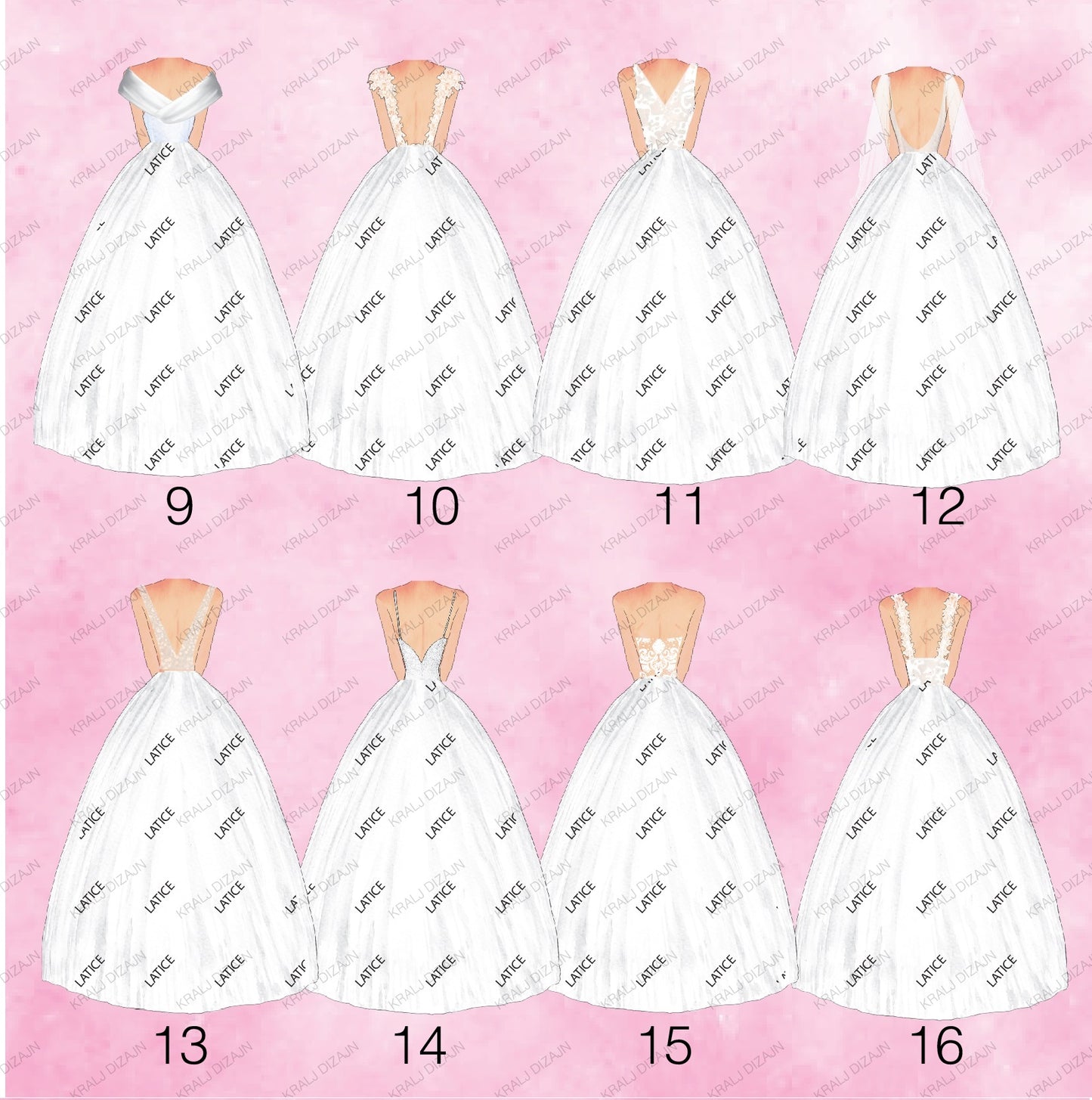 3D frame "Bridesmaids"