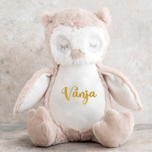 Personalizirana plišana igračka sovica