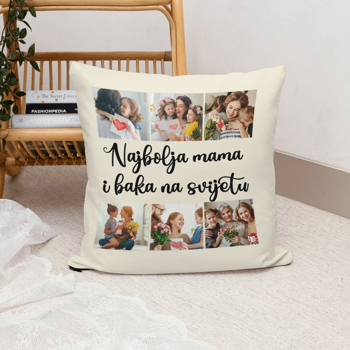 Personalized pillow/pillowcase "mosaic"