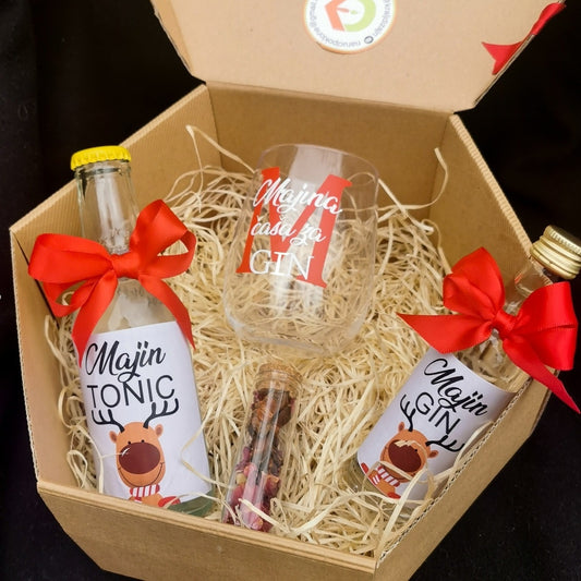 Poklon set "Mini gin" - Christmas edition