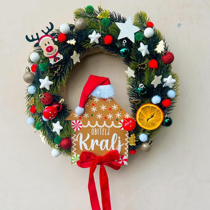 Door wreath "cookie"