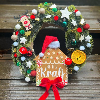 Door wreath "cookie"