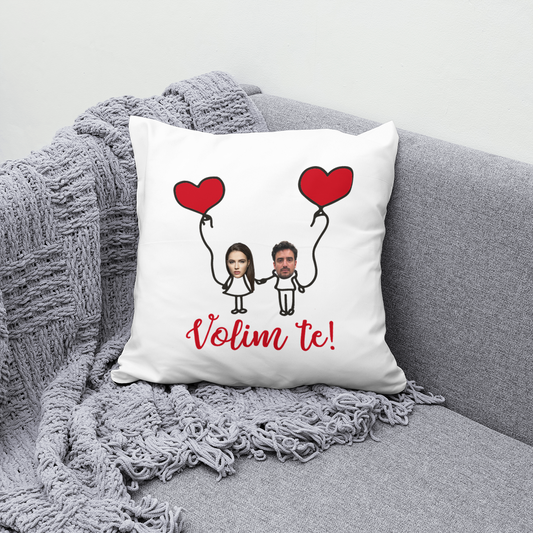 Personalized pillow "I love you"