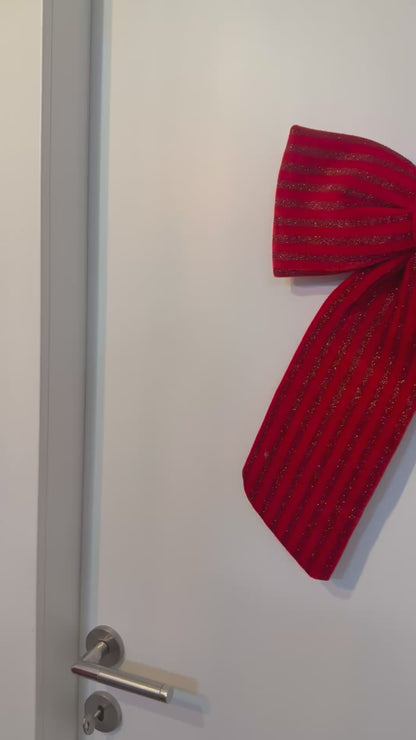 XL Mašna za vrata ili bor “Glitter”
