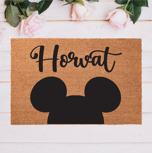 Personalized doormat "Mickey"