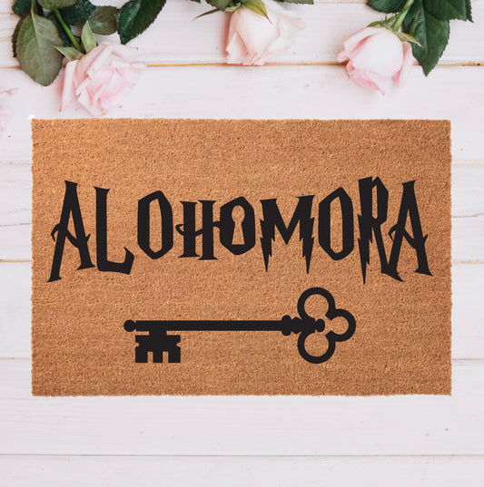 Personalized doormat "Alohomora"