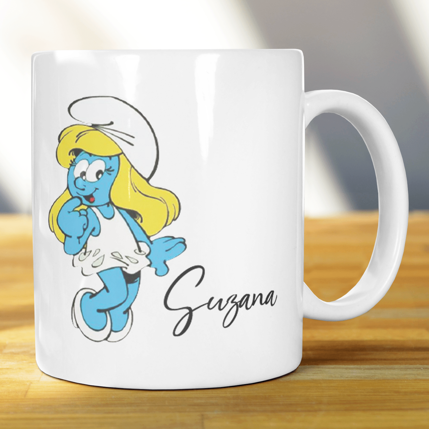 Personalized mug "Smurfette"